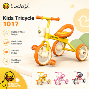 <span class=keywords><strong>Triciclo</strong></span> para Niños B.<span class=keywords><strong>Duck</strong></span> de Luddy Wholesale OEM, Bicicleta de Pedales de 3 Ruedas, Anti-Vuelco, con Llantas de EVA, Asiento Ancho, Edad 3-6 Años - Product Image 2