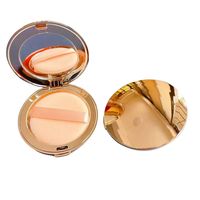 Kotak Bedak Kosmetik Kosong Portabel Plastik Daur Ulang Unik dengan Laminasi Matt & Pencetakan Varnish