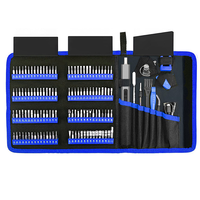 Kit de réparation et d'entretien professionnel 142-en-1 avec tournevis électrique magnétique de précision pour téléphones portables, ordinateurs portables et appareils électroniques