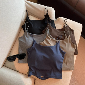 Nouveauté Débardeur <span class=keywords><strong>de</strong></span> sport sans dos pour filles Soutien-gorge <span class=keywords><strong>push</strong></span>-<span class=keywords><strong>up</strong></span> sans couture Veste <span class=keywords><strong>de</strong></span> fitness pour femmes Camisole - Product Image 2