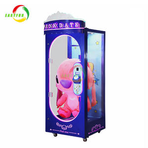 Makinas à pièces rose Date ciseaux coupe prix cadeau Machine coupe <span class=keywords><strong>2</strong></span> gagner griffe Machine gros jouets en peluche ciseaux Machine <span class=keywords><strong>de</strong></span> <span class=keywords><strong>jeu</strong></span> - Product Image 1