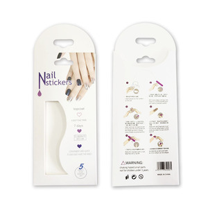 En Stock Embalaje de tarjetas Caja de pegatinas de uñas de colores personalizable con - Product Image 5