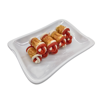 Friandises dentaires pour chiens Joberill, double bâtonnet bicolore, riches en protéines, sans céréales, en forme d'os noué enveloppé de viande de poulet, fourni directement par l'usine