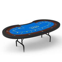 Lucky YH — Table de Poker 10 sièges personnalisés, pliable, bon marché, Texas, utilisé au Poker