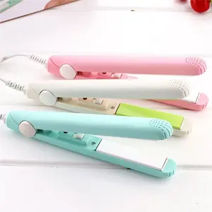 Customized Mini Hair Straightener Flat Iron Tourmaline Coated Ceramic Portable Hair Styling Tool