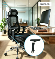 Accoudoir réglable 6D à 360° en gros °   Coussin de Bras Pivotant en PU Ergonomique pour Chaise de Bureau et de Gaming - Accessoires Fabricant OEM ODM