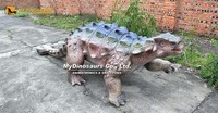 MY DINO AD-277 Attractions de parc d'aventure pour enfants Dinosaure animatronique Ankylosaurus