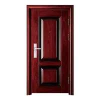 Puerta de Entrada de Acero de Seguridad Antirrobo con Relieve Clásico y Acabado Moderno para Uso Interior en Casa de Campo o Villa