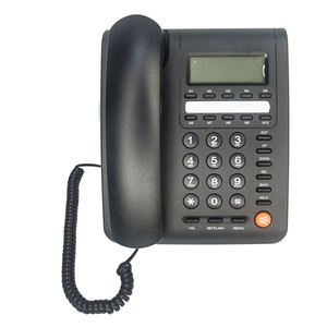 Téléphone <span class=keywords><strong>fixe</strong></span> filaire multifonction avec affichage de l'identification de l'appelant, mise en attente, haut-parleur, recomposition, téléphone <span class=keywords><strong>fixe</strong></span> filaire <span class=keywords><strong>pour</strong></span> bureau - Product Image 4