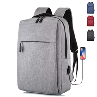 Nouveaux sacs d'école de voyage personnalisés avec logo, vente en gros, grande capacité, sac à dos intelligent avec port USB, sac à dos pas cher pour ordinateur portable pour hommes