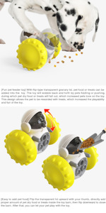 Distributeur de nourriture à libération lente pour chat, accessoires pour animaux de compagnie - Product Image 4