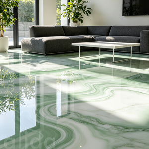 Revêtement de sol en résine époxy Alida haute brillance 2:1, adhésif et scellant métallique polyvalent pour la construction, application au pinceau - Product Image 4