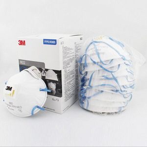 Mascarilla Protectora <span class=keywords><strong>3M</strong></span> 8822 Contra Partículas, Polvo, Polen y Bruma, <span class=keywords><strong>FFP2</strong></span> con Correa para la Cabeza y Válvula de Respiración - Product Image 2