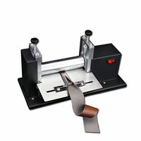 Machine à plier multifonctionnelle pour le collage de bracelets en cuir, machine à découper le cuir moulé avec ruban adhésif pour bracelets de montre