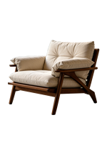 Fauteuil simple en bois massif, idéal pour le salon ou la chambre, un fauteuil simple de style vintage
