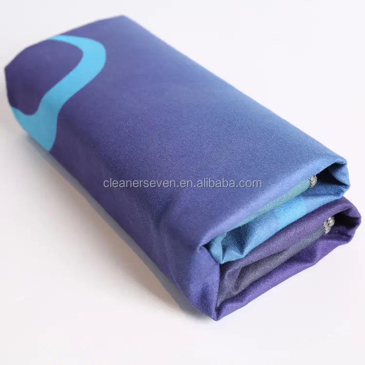 100% griffige Mikro faser, dünn, leicht, saugfähig, mehrere Yoga matten Größen Anti-Rutsch-Handtuch