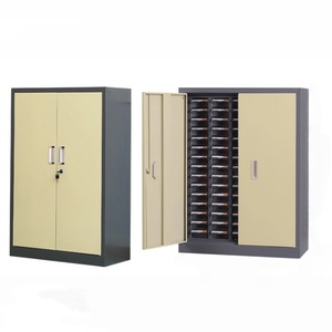 Armoire de rangement industrielle avec pièces en acier verrouillables Bacs de rangement en métal pour <span class=keywords><strong>vis</strong></span> à écrou <span class=keywords><strong>Casier</strong></span> à outils - Product Image 1