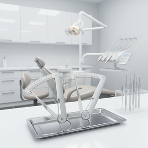Calibrador de Medição para Implantes Dentários em Aço Inoxidável com Fonte de Alimentação Manual para Laboratório Odontológico 0-10 mm - Product Image 6