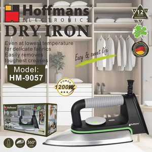 Fer à repasser professionnel Hoffmans 1200W pour vêtements avec plaque de base durable et système de chauffage rapide, qualité supérieure pour l'Afrique - Product Image 3