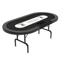Tables de poker portables personnalisées YH Petite table de poker moderne noire Table Texas multi-jeux