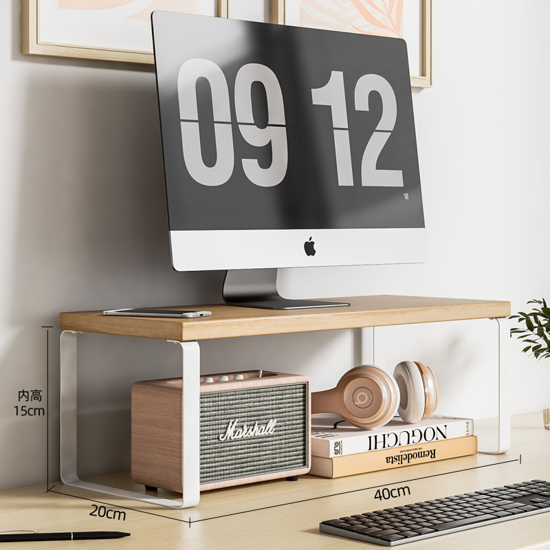 Solid wood white frame, 40*20*16.5cm