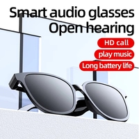 Nouvelles Lunettes Intelligentes de Luxe avec Haut-parleur Sans Fil, Casque Audio Bluetooth 5.0, Lunettes de Soleil Musicales