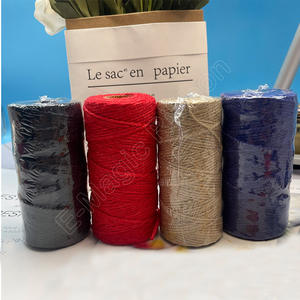 Ficelle de jute colorée E-Magic Eco de 2mm, rouleau de cordon de <span class=keywords><strong>chanvre</strong></span> biodégradable en vrac de 100m pour l'emballage de cadeaux, l'artisanat et la décoration de jardin - Product Image 4