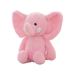 Super soft baby toys sitting 4color elephant plush toy wild animal toy for sleep gift