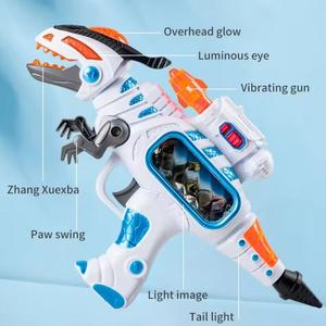 Electric <strong>Dinosaur</strong> Toy <strong>Gun</strong> Flashing Light-up and Sound Vibrating <strong>Gun</strong> Toy for Children - Product Image 5