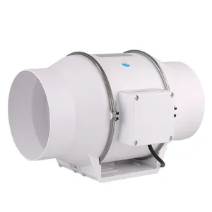 220v 2 inç 5 inç 4 inç 6 inç 10 inç hat 1000 cfm inline kanal egzoz fanı ile sıcaklık hız kontrol