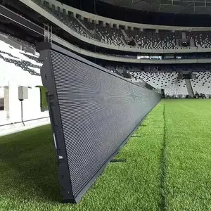 Ngoài trời 960x960 mét P6 p6.667 P8 P10 có thể gập lại màn hình LED LED hiển thị có thể điều chỉnh kỹ thuật số sân vận động bóng đá chu vi màn hình LED disp