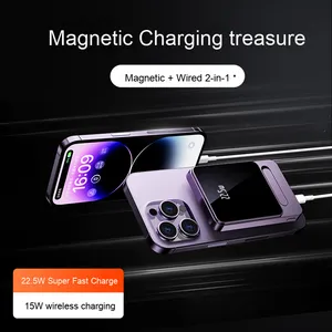 Kc chứng nhận <span class=keywords><strong>10000</strong></span> <span class=keywords><strong>mAh</strong></span> cho từ ngân hàng điện không dây sạc nhanh dung lượng cao Li-polymer pin Quà Tặng tùy chỉnh - Product Image 3