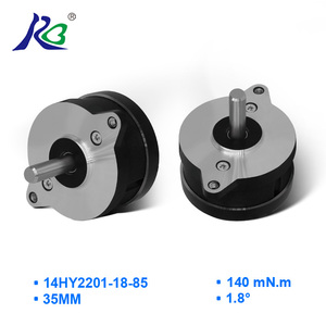 Moteur pas à pas hybride silencieux à couple élevé, série complète personnalisée NEMA14 17 23 34, 2 phases, pour éclairage de scène, projecteur <span class=keywords><strong>DMX</strong></span> à tête mobile - Product Image 1