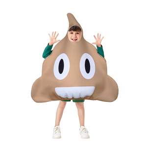 Children's <b>Sponge</b> Costume Green One Eye Monster Dress For Girls Halloween Party Performance Wear - Product Image 3