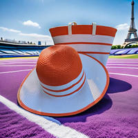 Nouveauté : Ensemble sac cabas tressé en paille et chapeau de soleil pour femme – Accessoires de vacances d'été à la plage