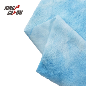 Kingcason Nhà Máy Của 100% Polyester Thỏ Giả Lông Lông Cừu Vải Tie Nhuộm In Chăn Đồ Ngủ Bộ Đồ Giường & Đồ Chơi Từ Trung Quốc - Product Image 6