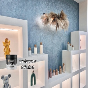 Peintures murales intérieures Wufushan : Revêtement <span class=keywords><strong>acrylique</strong></span> liquide, <span class=keywords><strong>latex</strong></span>, métal, velours, caoutchouc, <span class=keywords><strong>peinture</strong></span> de finition <span class=keywords><strong>pour</strong></span> bâtiment, application au pinceau ou au rouleau - Product Image 3