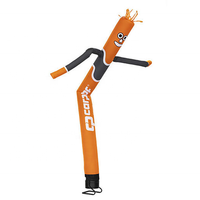 Danseur gonflable publicitaire personnalisé avec impression numérique, design arche et ballons