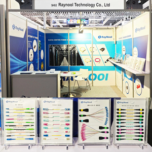 데이터 센터 FTTH 광섬유 패치 코드 MPO 암 유니부트 LC 듀플렉스 12섬유 OM3 50/125 멀티모드 브레이크아웃 케이블 40G/100G용 - Product Image 6