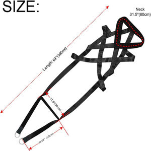 Conjunto de correa de perro retráctil de arrastre de lujo <span class=keywords><strong>Collar</strong></span> de entrenamiento de peso duradero personalizado con Material de fibra de tela de nailon de lino - Product Image 5