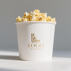 Tùy Chỉnh Công Suất Lớn Tường Đơn Không Thấm Nước Gà Chiên Giấy Xô Takeaway Thực Phẩm Container Bỏng Ngô Xô - Product Image 1