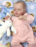 Lifereborn 20 pouces mignon Silicone Reborn poupée nouveau-né bébé sommeil poupée réaliste peluche pour les filles