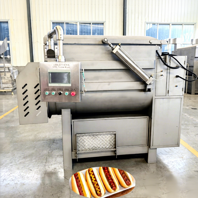 New Commercial Baiyu Meat Mixer for Chicken Nugget Burger Patty Stainless Steel SUS304/316 High Capacity Meat Filling Mixing
