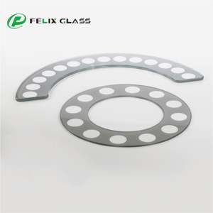 FELIX GLASS Disques en verre trempé au design moderne, revêtement à haute transmission, durables, résistants à la chaleur, garantie 3 ans pour l'éclairage - Product Image 1