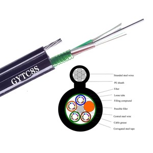 Cable de Fibra Óptica FC-GYTC8S01 para Exteriores FTTH, 2, 4, 6, 8, <span class=keywords><strong>24</strong></span>, 32, 48 Núcleos, para Interiores/Exteriores - Product Image 4