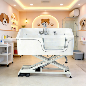 Rampa Multifuncional Ecológica <span class=keywords><strong>para</strong></span> Bañera de Mascotas con Cajón y Foco <span class=keywords><strong>para</strong></span> Estación de <span class=keywords><strong>Lavado</strong></span> de Salón de Belleza Canino - Product Image 5