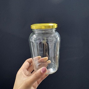 Großhandel Hochwertige 380ml Lebensmittelechte Glasflasche Wiederverwendbares Obstglas mit Drehverschluss aus Metall für Obst, Konserven und Medizin - Product Image 4