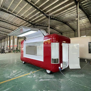 Chariot de nourriture de rue mobile de haute qualité et bon marché, chariot à <span class=keywords><strong>hot</strong></span>-dogs, à pizzas, à bière, à bonbons, chariot de restauration rapide, remorque avec équipement de cuisine complet - Product Image 2