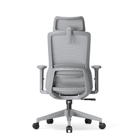 Chaise de bureau ergonomique pivotante à dossier haut avec appui-tête et soutien lombaire, service après-vente sans souci