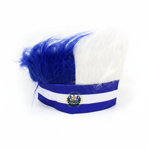 Serre-tête avec perruque EL SALVADOR 7,5''x9'' – 240 pièces/lot – Accessoire élégant – Modèle 83367 - Product Image 2